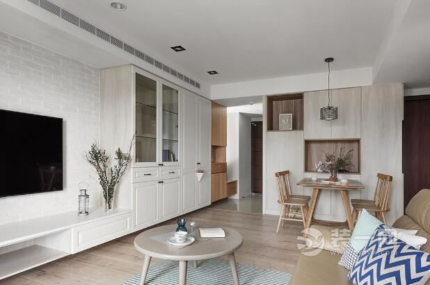 100平米小三室的样板房 郑州装修公司推荐乡村